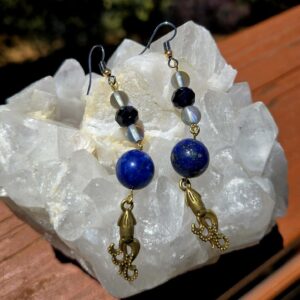 🌌 Deep Sea Dreams — Midnight Earrings 🌊