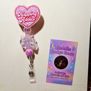 Addict 4 Naps Badge Reel