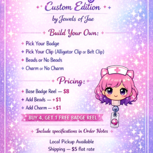 CUSTOM Badge Reel ♡